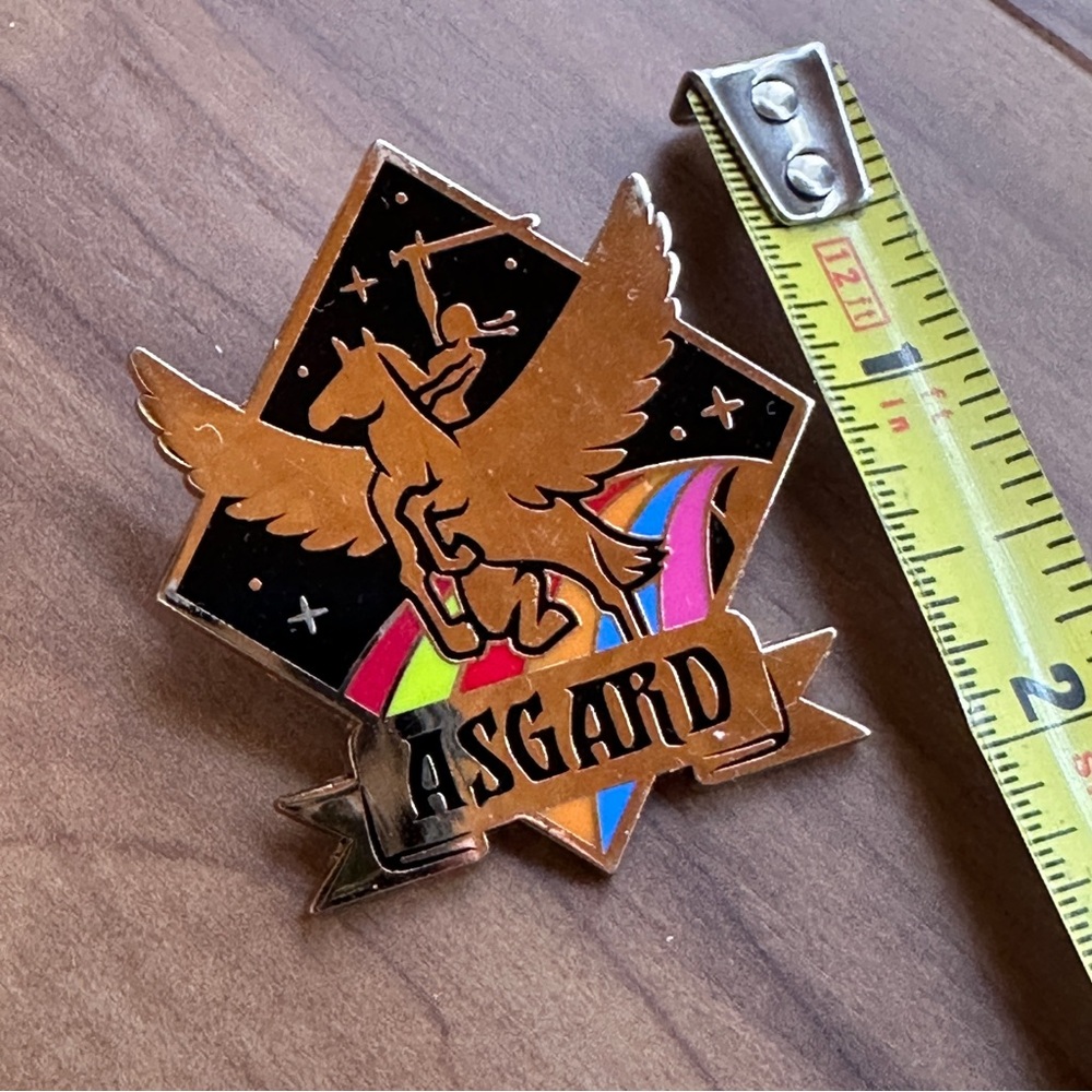 D23 Exclusive Marvel Asgard Thor Disney Trading Pin View 2